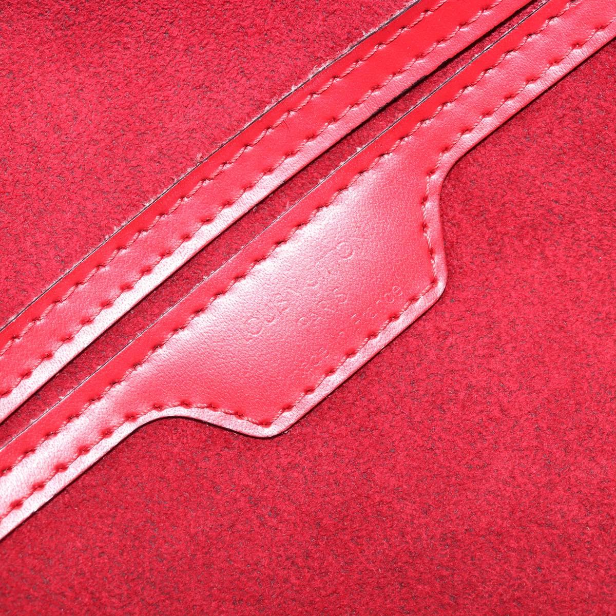 LOUIS VUITTON Epi Soufflot Hand Bag Red M52227 LV Auth ARZ055V