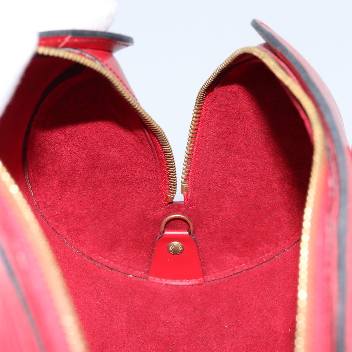 LOUIS VUITTON Epi Soufflot Hand Bag Red M52227 LV Auth ARZ055V