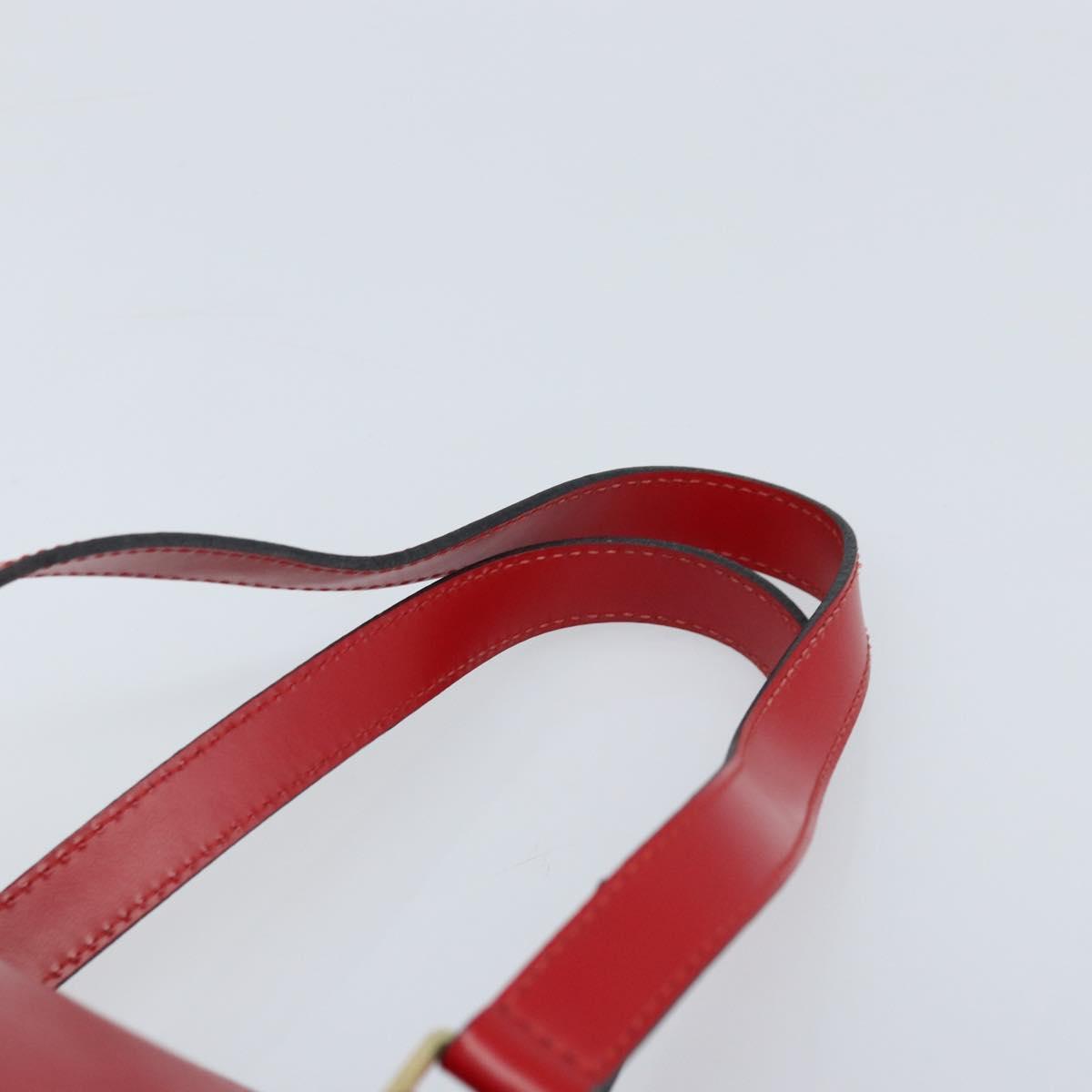 LOUIS VUITTON Epi Soufflot Hand Bag Red M52227 LV Auth ARZ055V