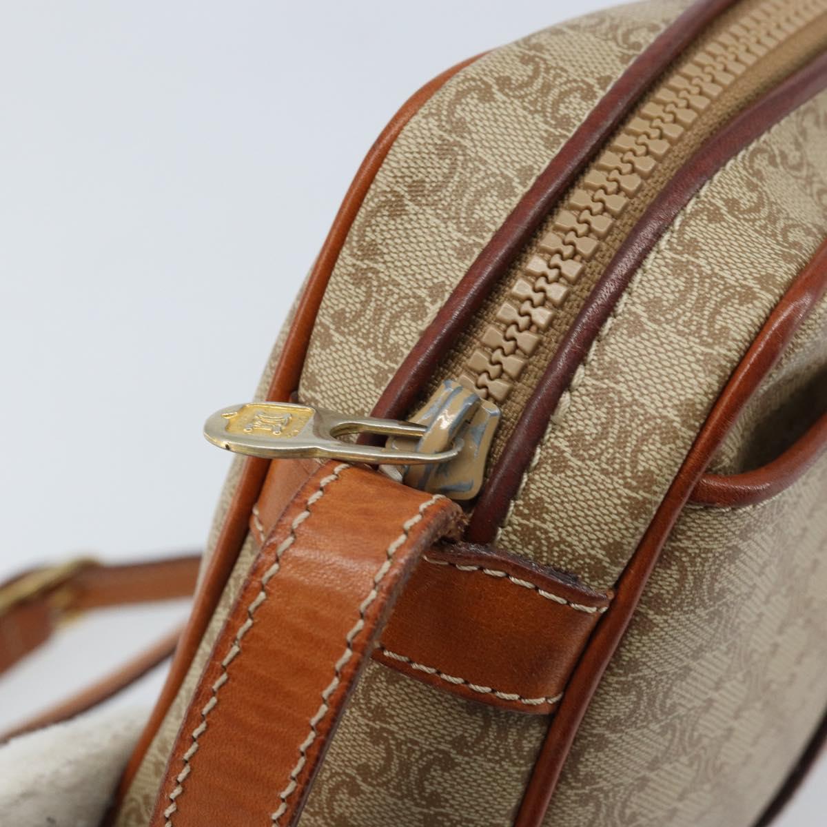 CELINE Macadam Canvas Shoulder Bag PVC Auth ARZ061A