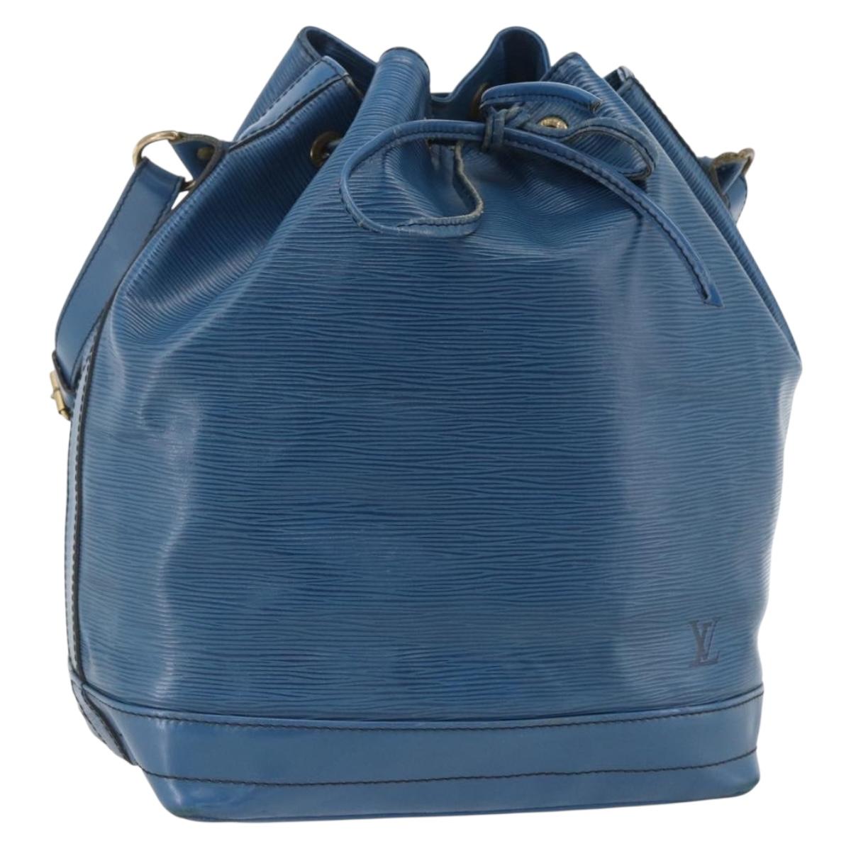 LOUIS VUITTON Epi Noe Shoulder Bag Toledo Blue M44005 LV Auth ARZ071