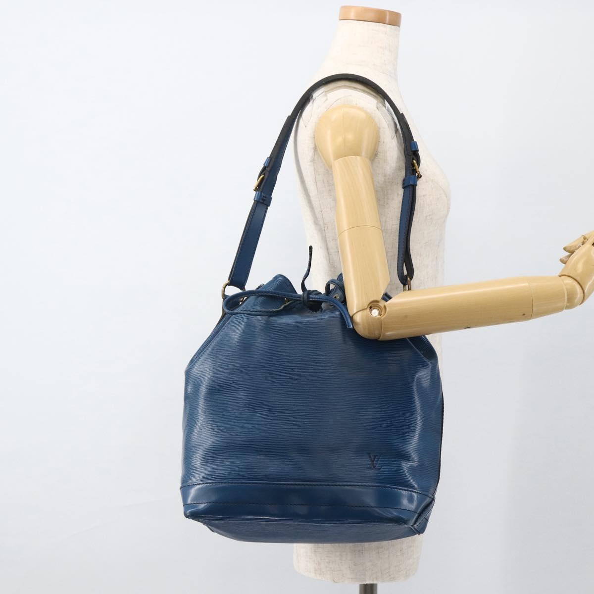 LOUIS VUITTON Epi Noe Shoulder Bag Toledo Blue M44005 LV Auth ARZ071