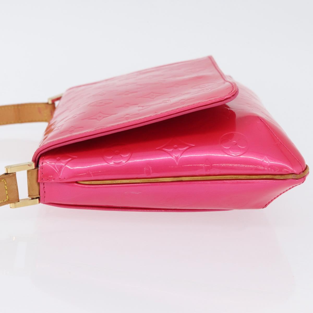LOUIS VUITTON Vernis Thompson Street Bag Fuchsia Pink M91215 LV Auth ARZ072A