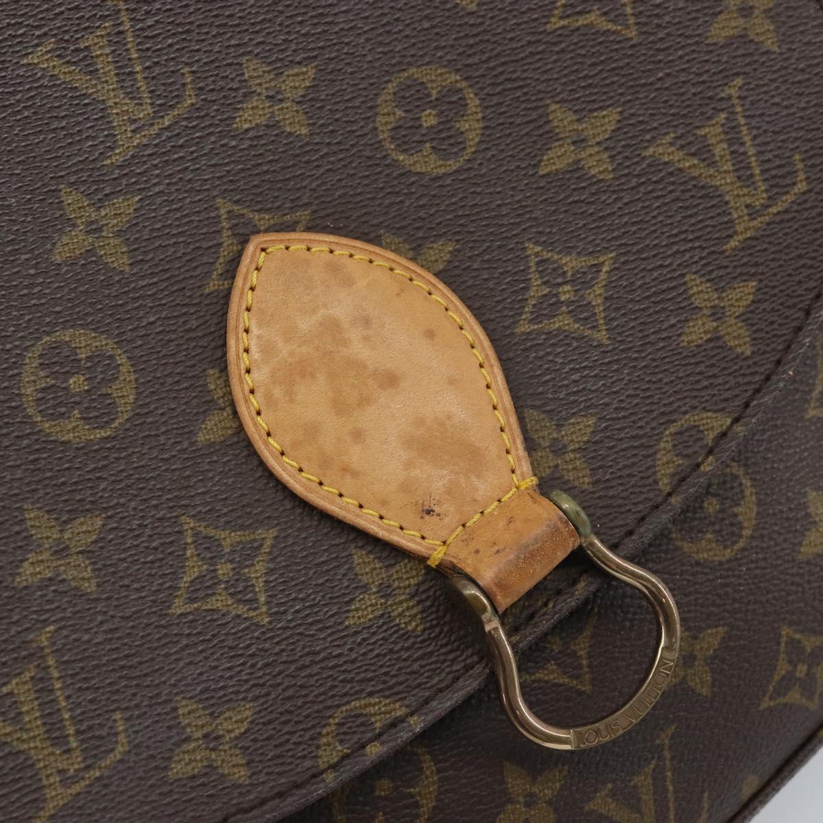 LOUIS VUITTON Monogram Saint Cloud GM Shoulder Bag M51242 LV Auth ARZ073