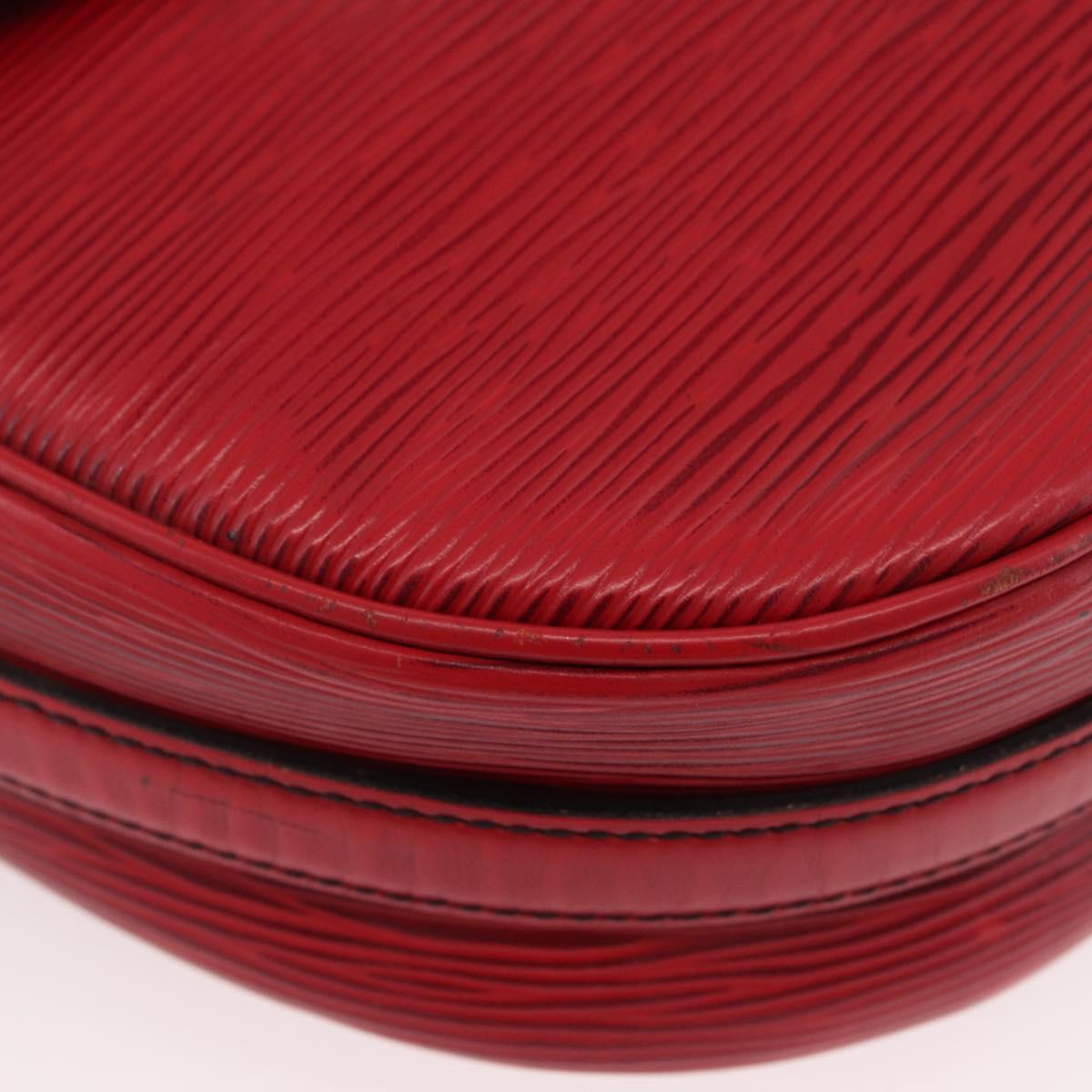 LOUIS VUITTON Epi Jeune Fille MM Shoulder Bag Red M52157 LV Auth ARZ077