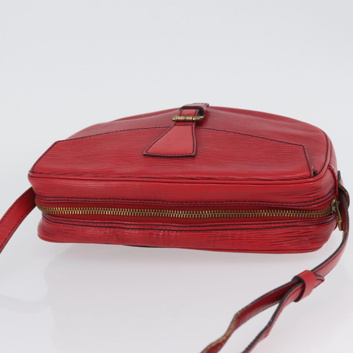 LOUIS VUITTON Epi Jeune Fille MM Shoulder Bag Red M52157 LV Auth ARZ077