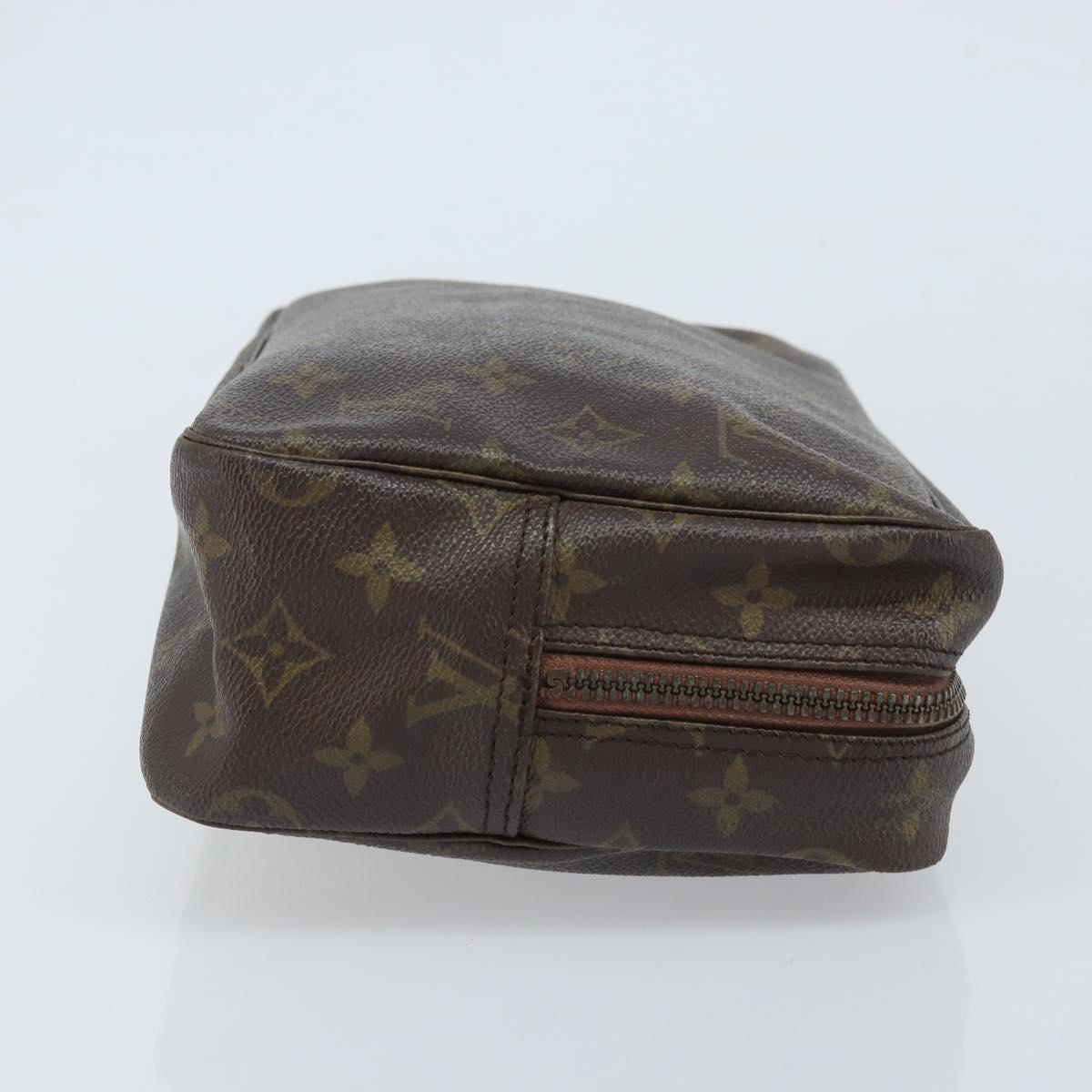 LOUIS VUITTON Monogram Trousse Toilette 28 Clutch Bag M47522 LV Auth ARZ078