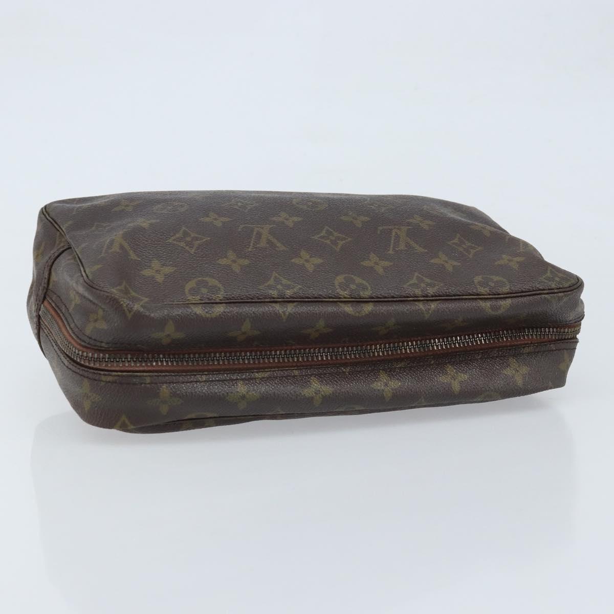 LOUIS VUITTON Monogram Trousse Toilette 28 Clutch Bag M47522 LV Auth ARZ078