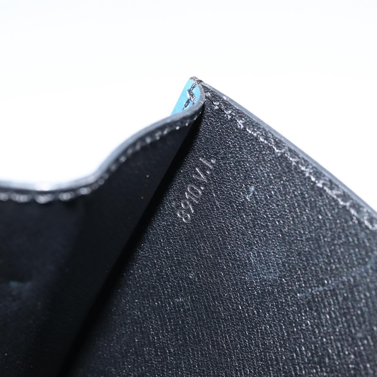 LOUIS VUITTON Epi Art Deco Clutch Bag Blue M52635 LV Auth ARZ083