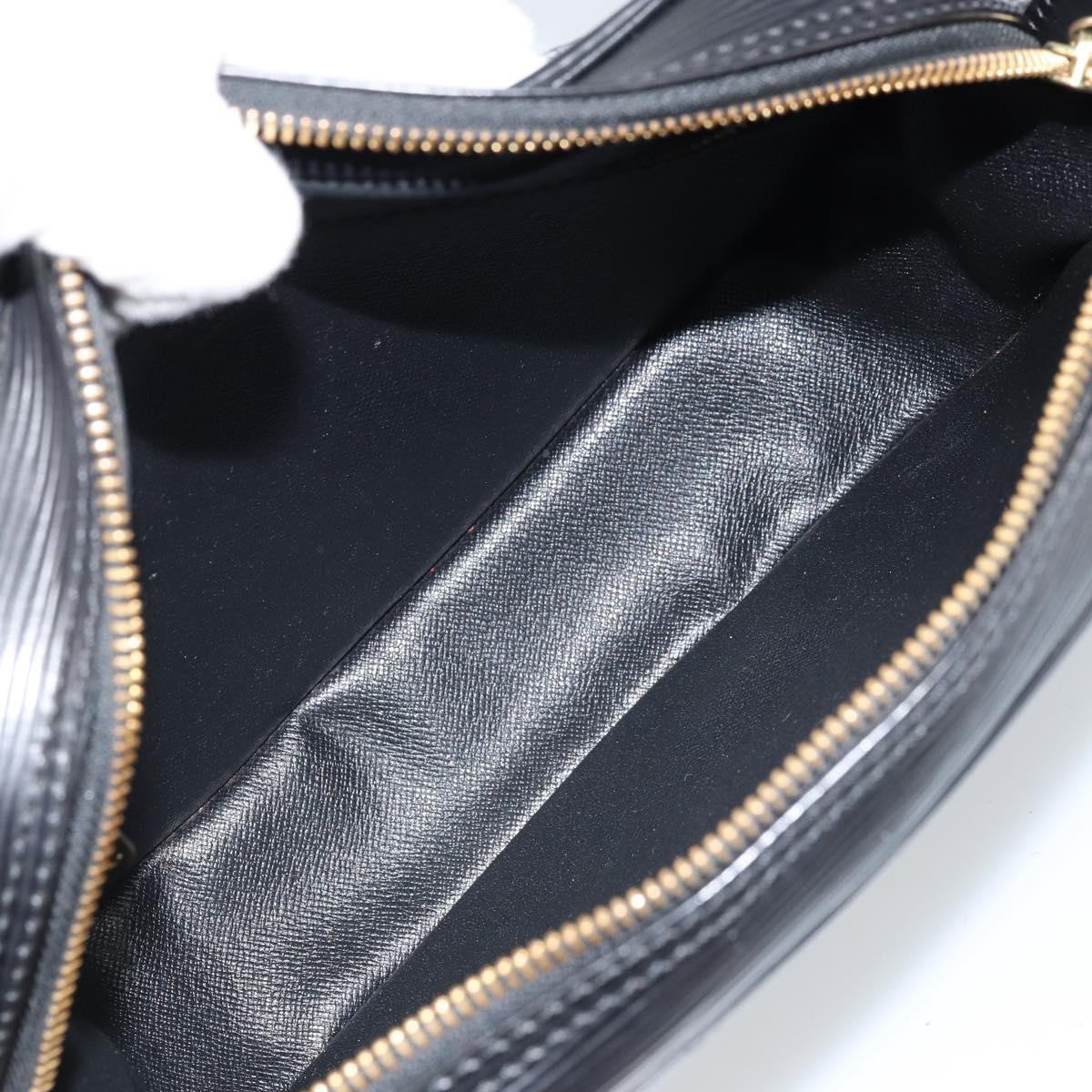 LOUIS VUITTON Epi Jeune Fille MM Shoulder Bag Black M52152 LV Auth ARZ104