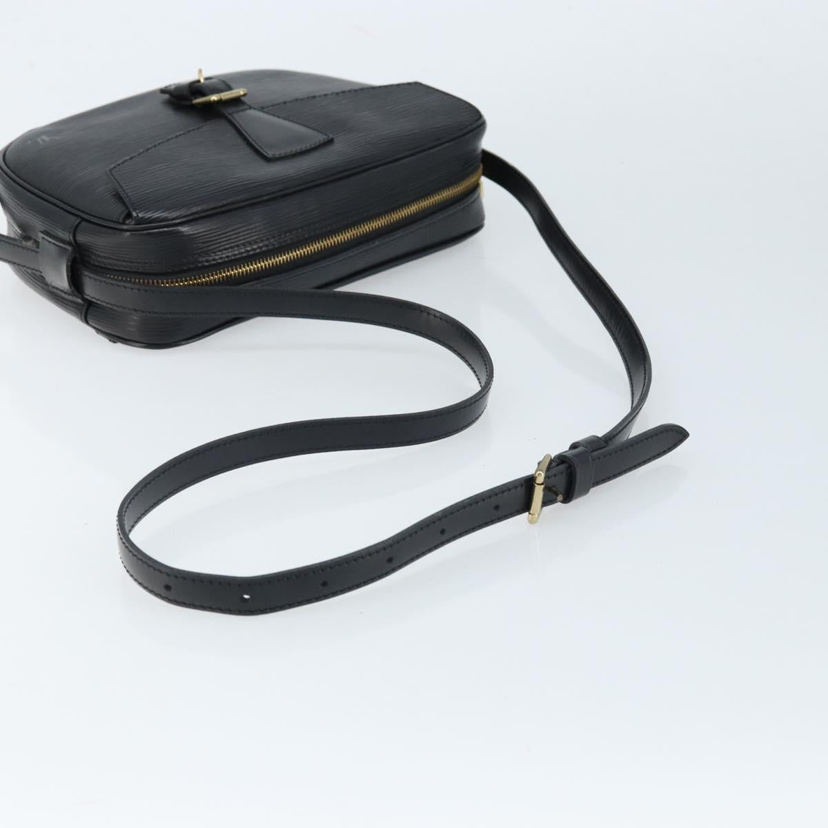 LOUIS VUITTON Epi Jeune Fille MM Shoulder Bag Black M52152 LV Auth ARZ104