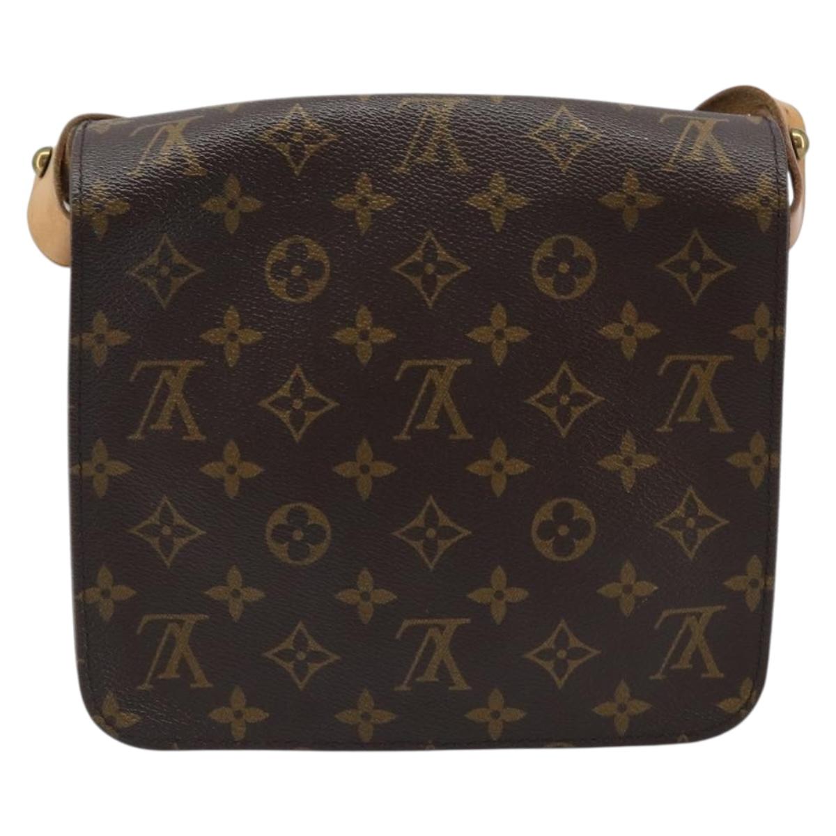 LOUIS VUITTON Monogram Cartouchiere MM Shoulder Bag M51253 LV Auth ARZ112