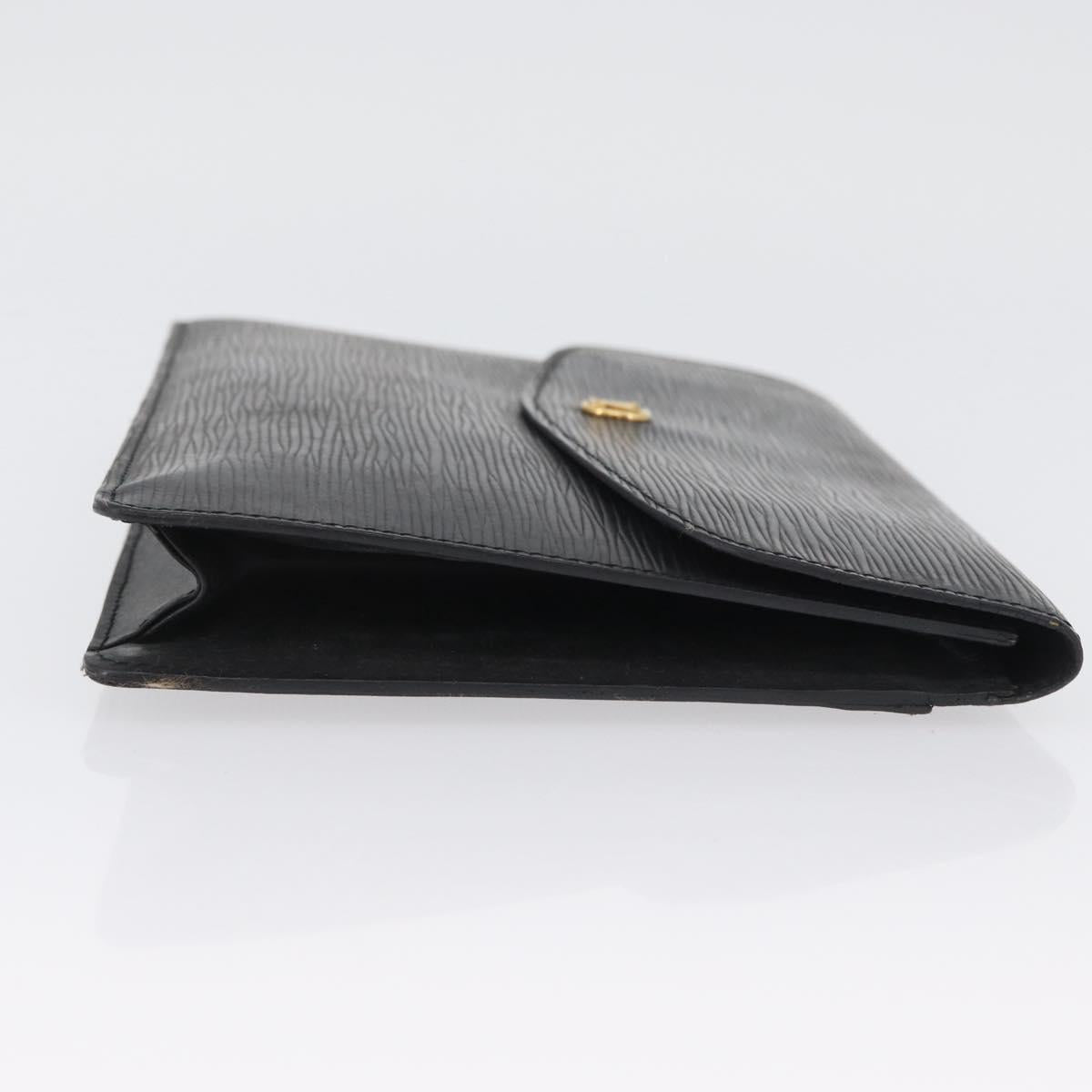 LOUIS VUITTON Epi Montaigne 27 Clutch Bag Black M52652 LV Auth ARZ117