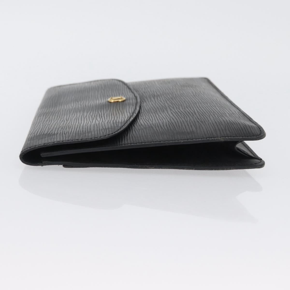 LOUIS VUITTON Epi Montaigne 27 Clutch Bag Black M52652 LV Auth ARZ117