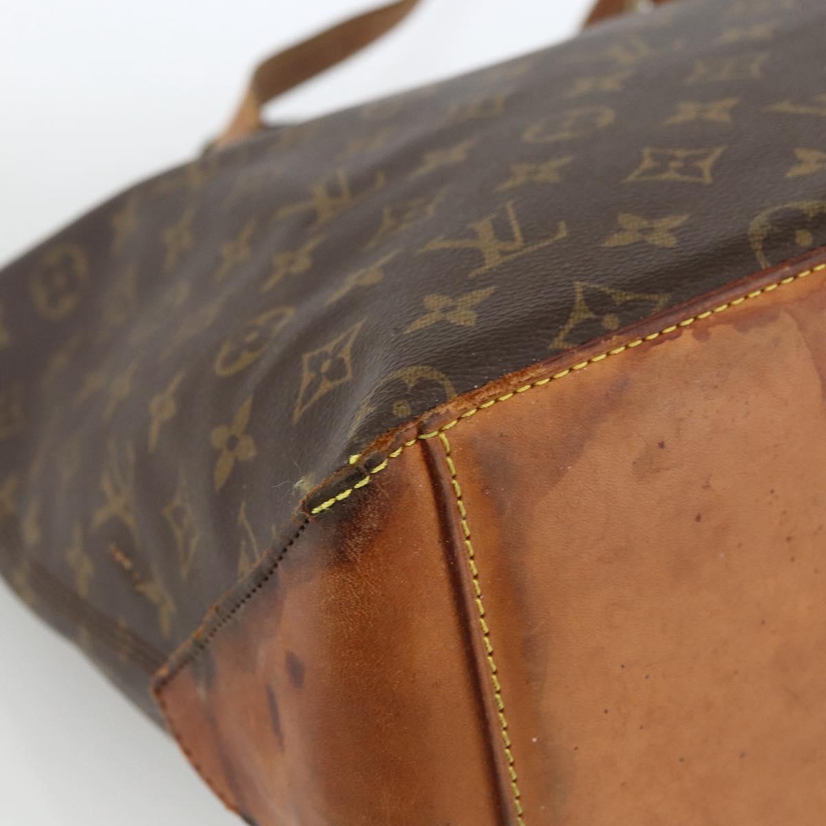 LOUIS VUITTON Monogram Cabas Mezzo Tote Bag M51151 LV Auth ARZ125