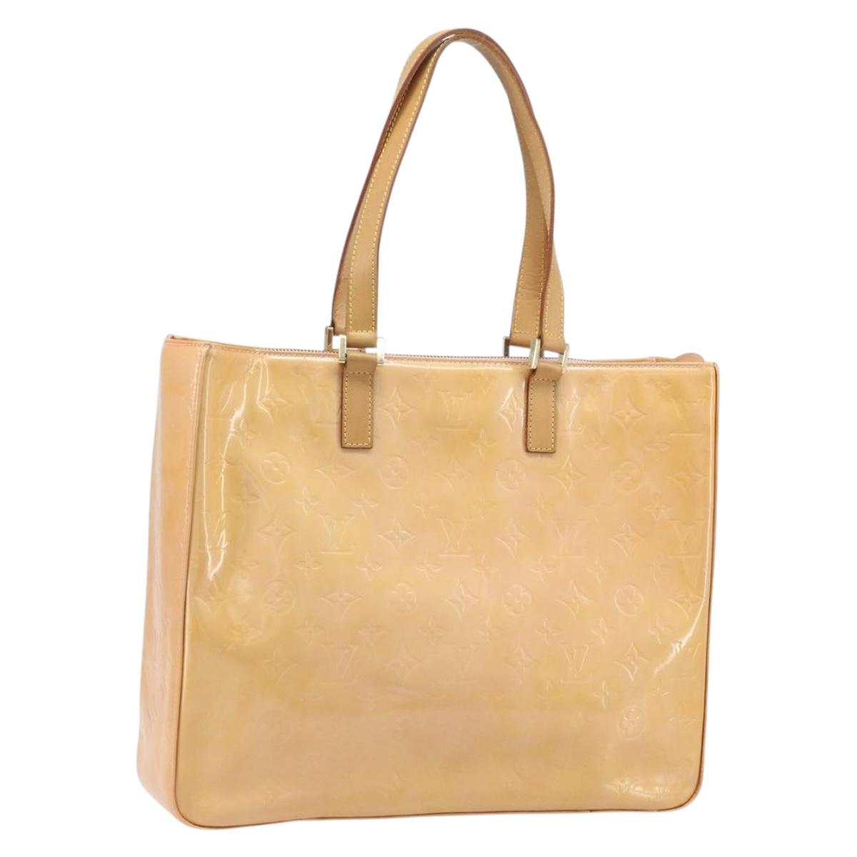 LOUIS VUITTON Monogram Vernis Columbus Bag Marshmallow Pink M91032 Auth ARZ126