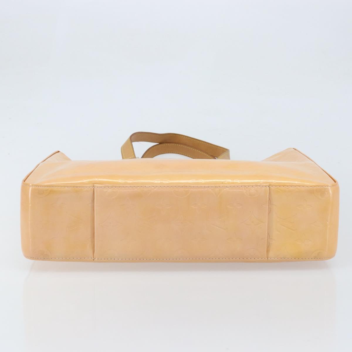 LOUIS VUITTON Monogram Vernis Columbus Bag Marshmallow Pink M91032 Auth ARZ126