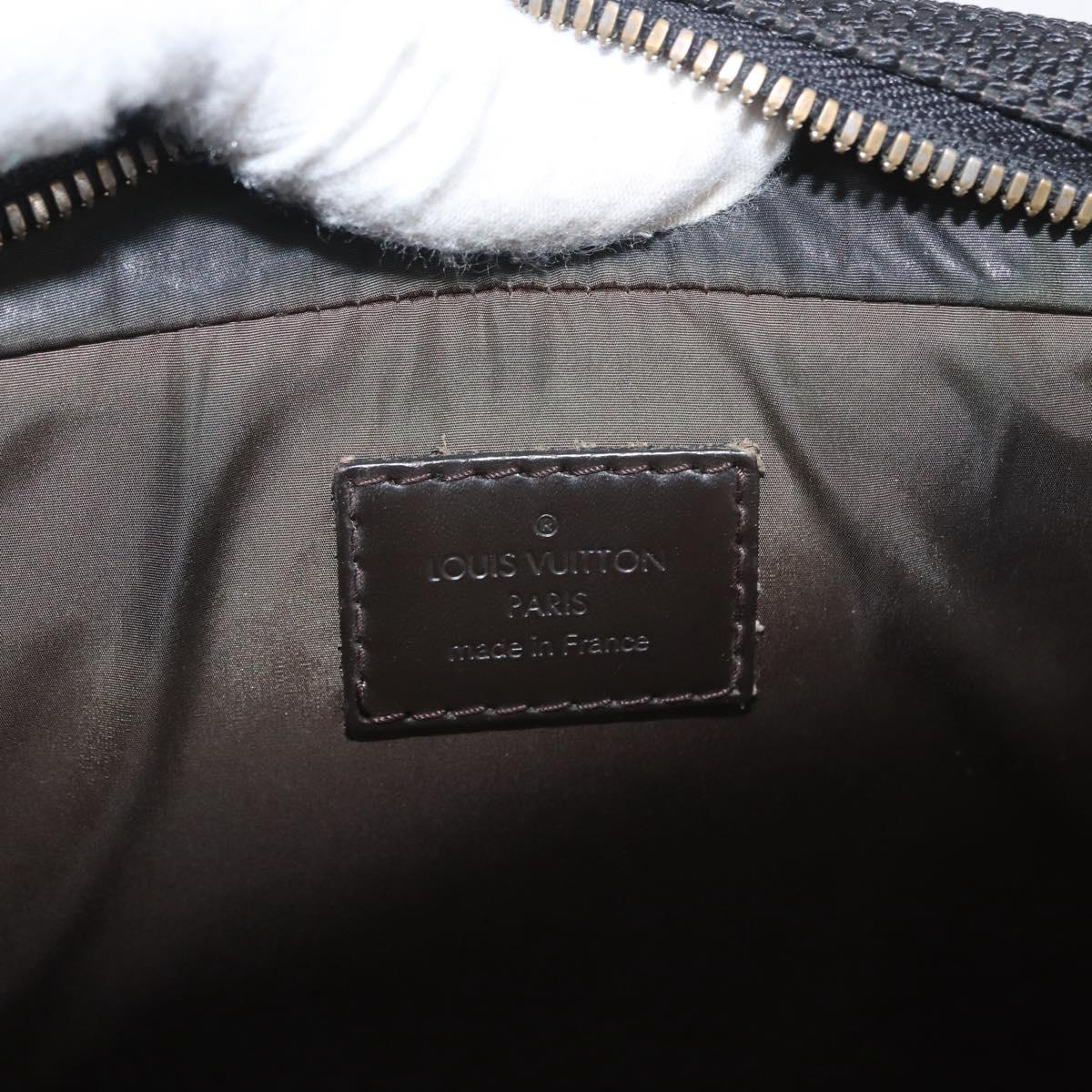LOUIS VUITTON Damier Geant Yak Business Bag 2way Black Noir M93082 Auth ARZ127