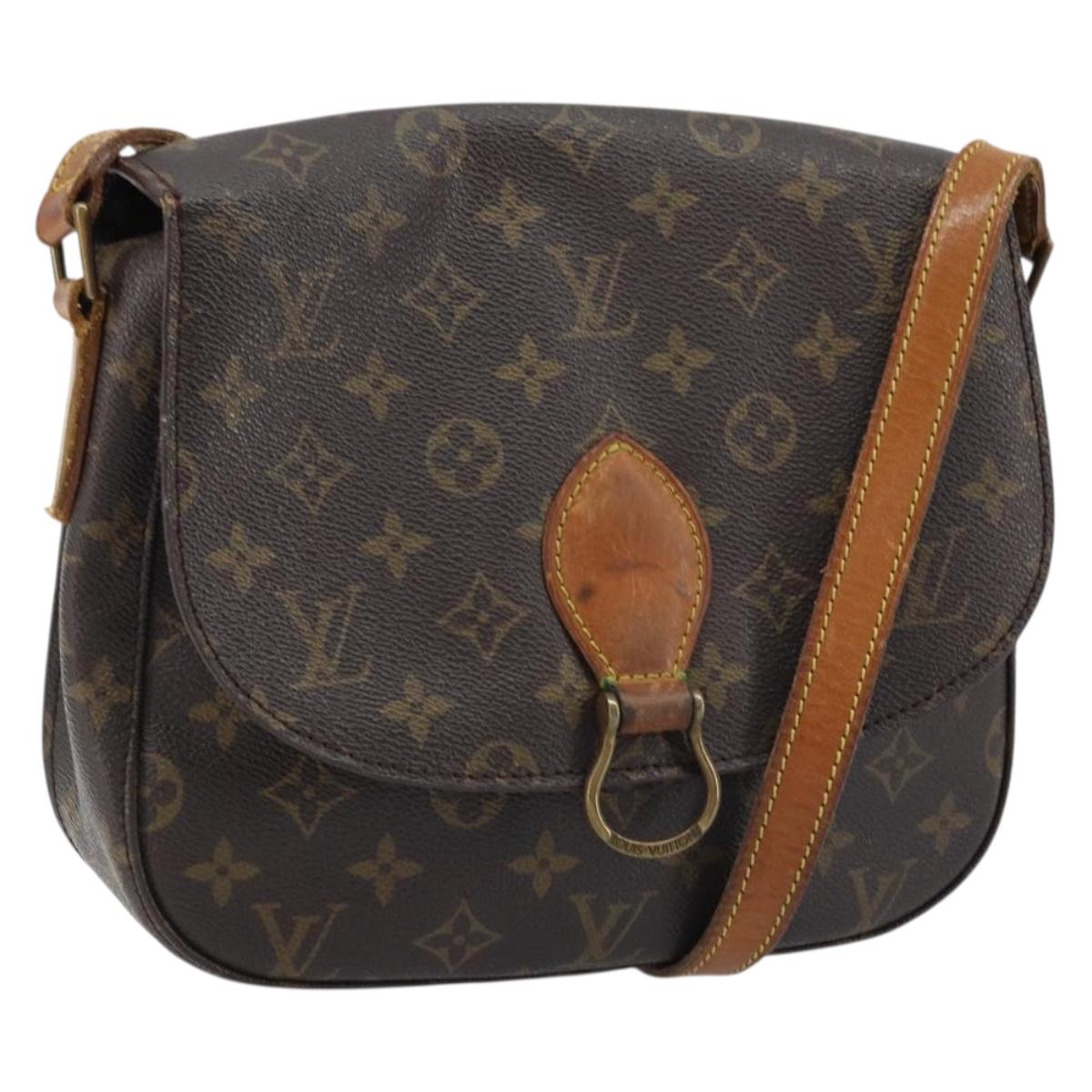 LOUIS VUITTON Monogram Saint Cloud GM Shoulder Bag M51242 LV Auth ARZ144