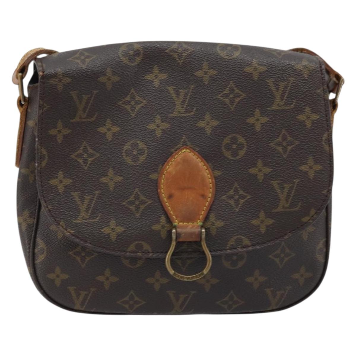 LOUIS VUITTON Monogram Saint Cloud GM Shoulder Bag M51242 LV Auth ARZ144