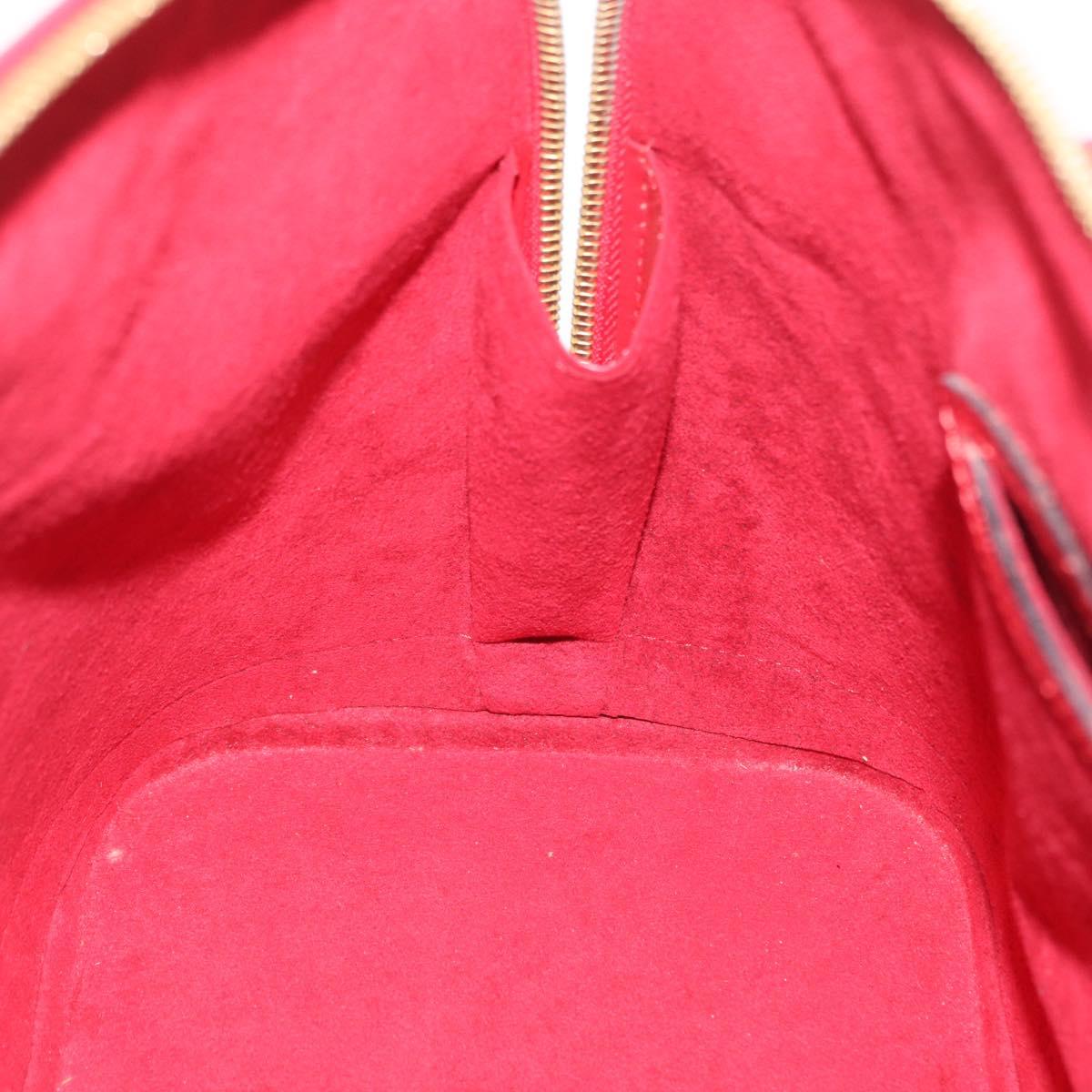 LOUIS VUITTON Epi Alma Hand Bag Castilian Red M52147 LV Auth ARZ152