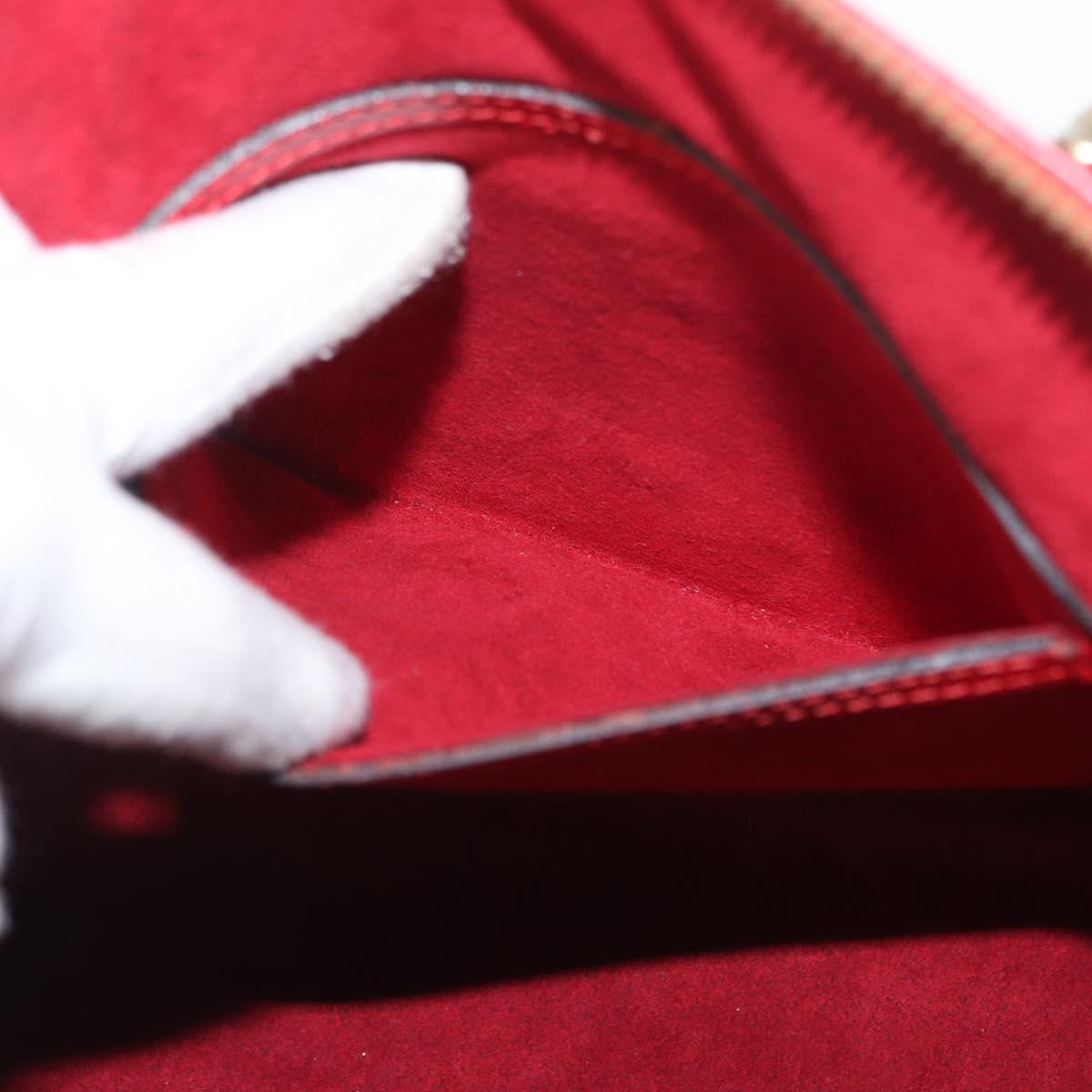 LOUIS VUITTON Epi Alma Hand Bag Castilian Red M52147 LV Auth ARZ152