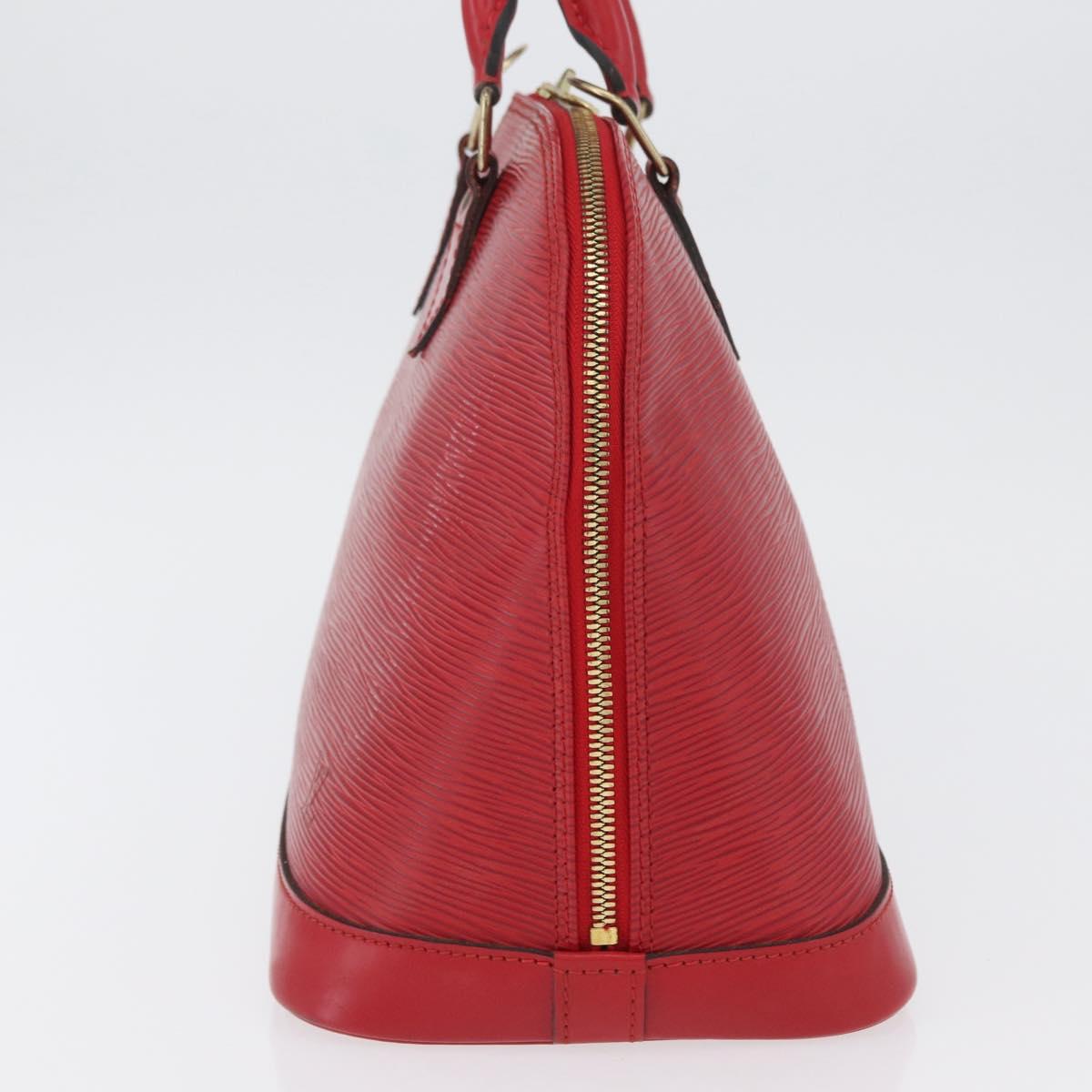 LOUIS VUITTON Epi Alma Hand Bag Castilian Red M52147 LV Auth ARZ152