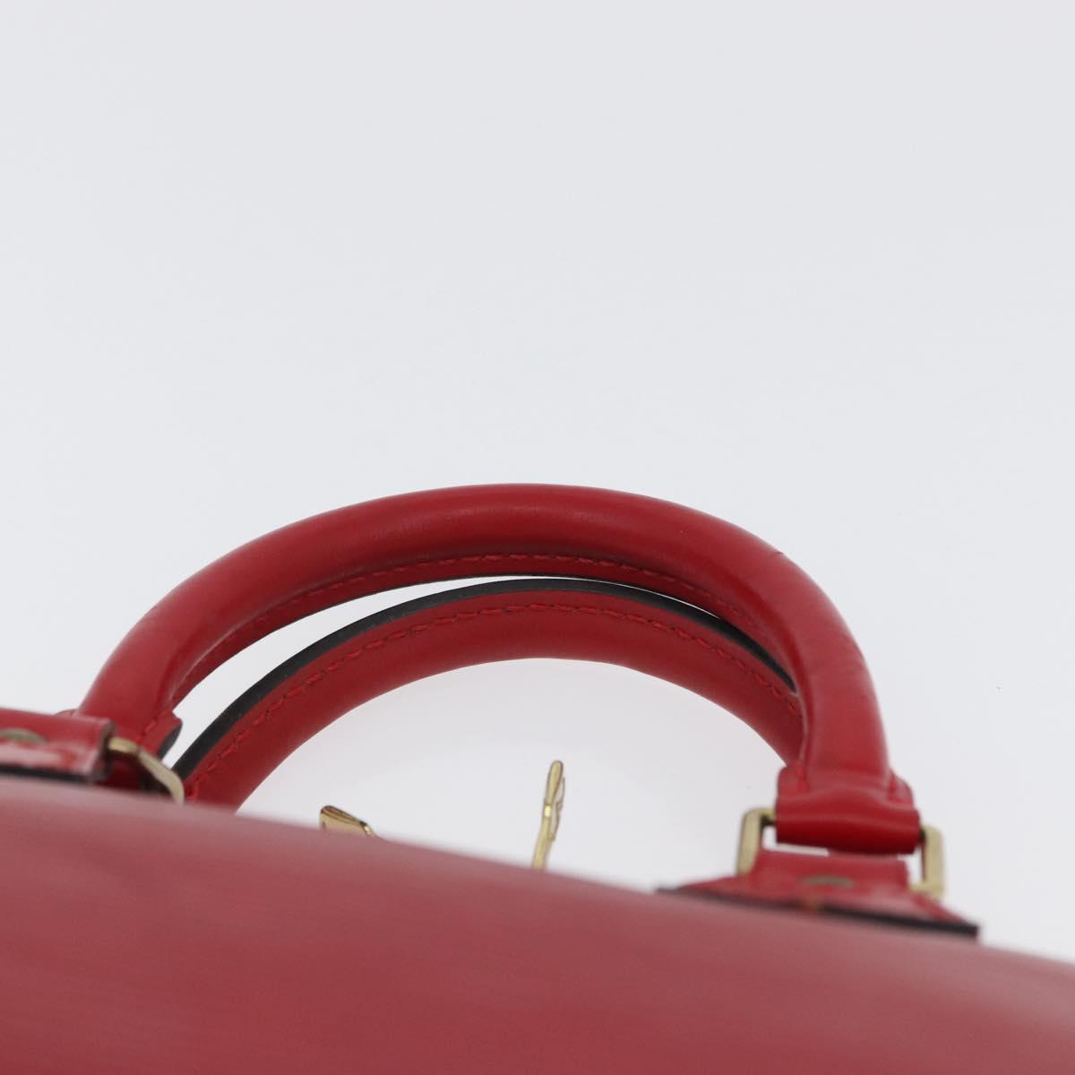LOUIS VUITTON Epi Alma Hand Bag Castilian Red M52147 LV Auth ARZ152