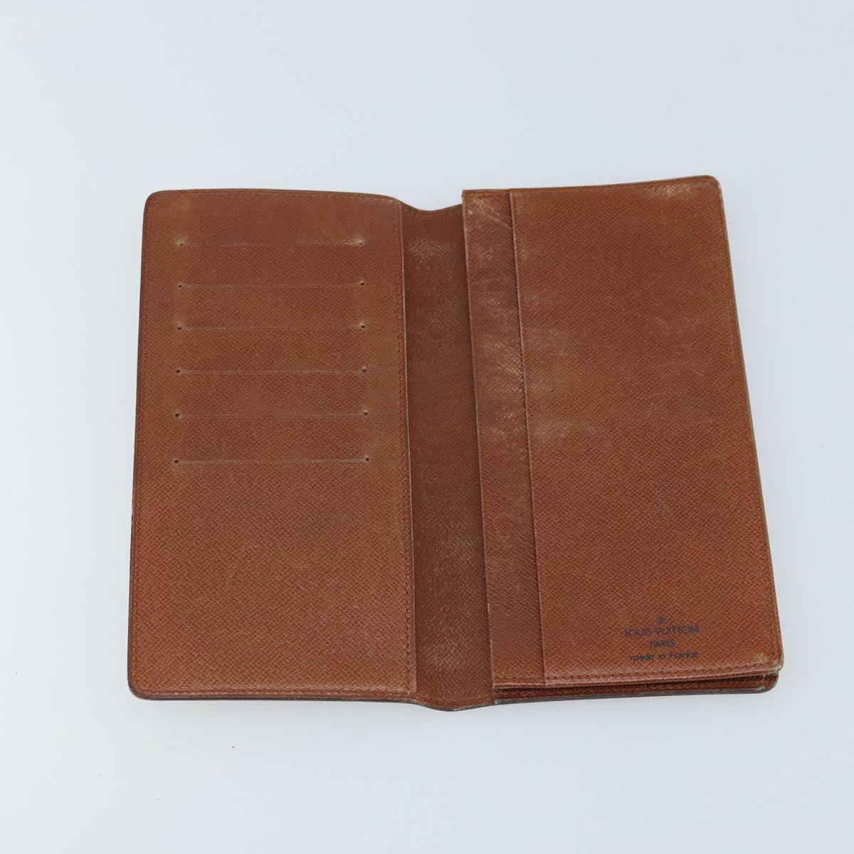 LOUIS VUITTON Monogram Porte Valeurs Cartes Credit Wallet M61823 LV Auth ARZ164