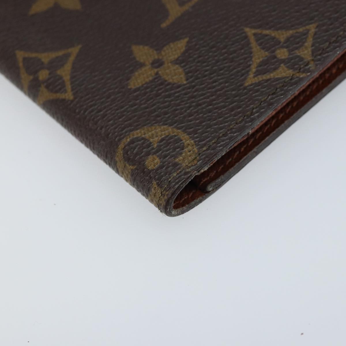 LOUIS VUITTON Monogram Porte Valeurs Cartes Credit Wallet M61823 LV Auth ARZ164