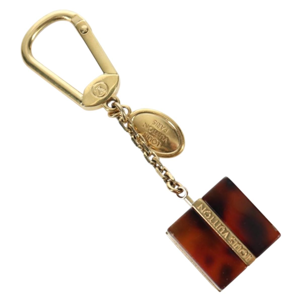 LOUIS VUITTON Bijou Sac Surprise Key Holder metal Brown M66188 LV Auth ARZ171