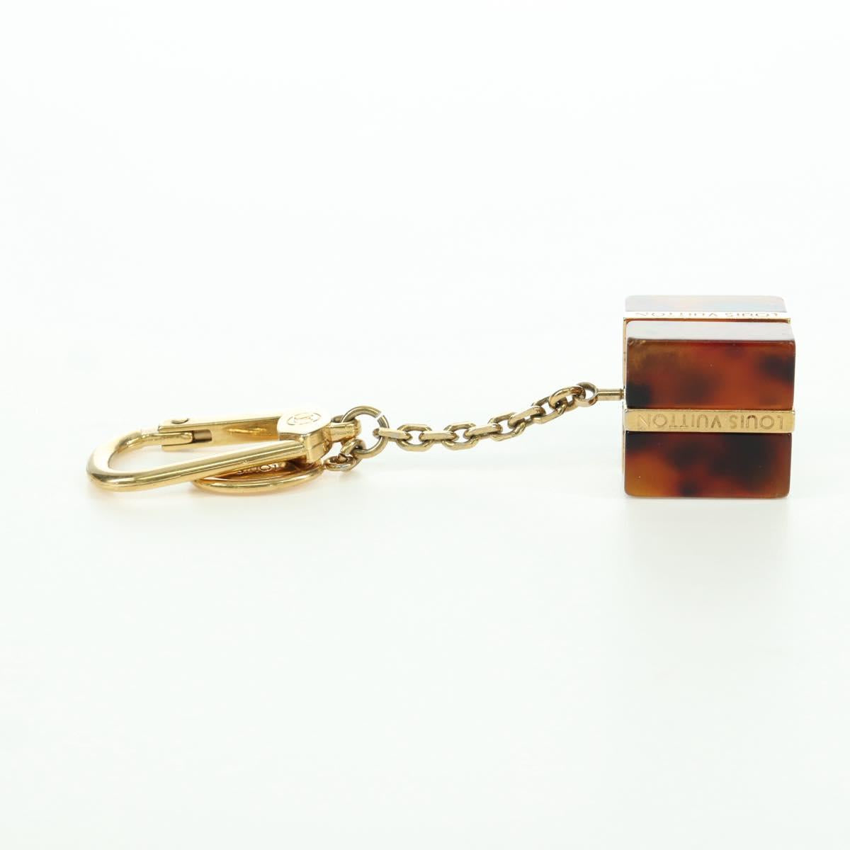 LOUIS VUITTON Bijou Sac Surprise Key Holder metal Brown M66188 LV Auth ARZ171