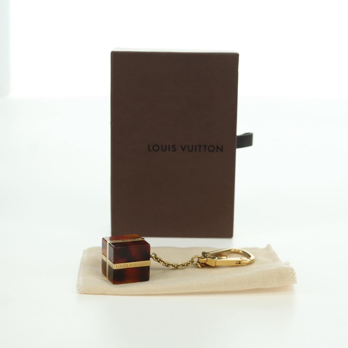 LOUIS VUITTON Bijou Sac Surprise Key Holder metal Brown M66188 LV Auth ARZ171