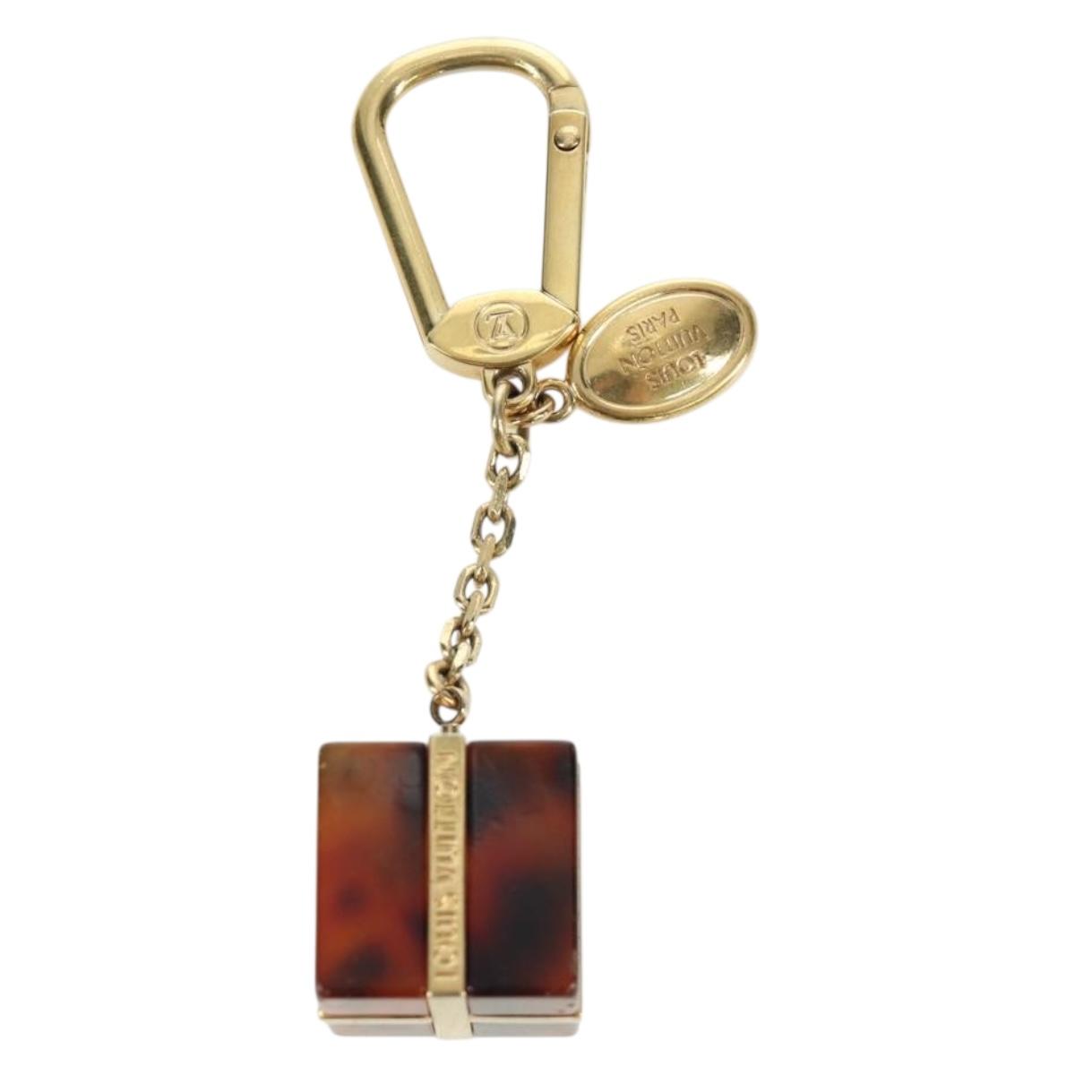LOUIS VUITTON Bijou Sac Surprise Key Holder metal Brown M66188 LV Auth ARZ171
