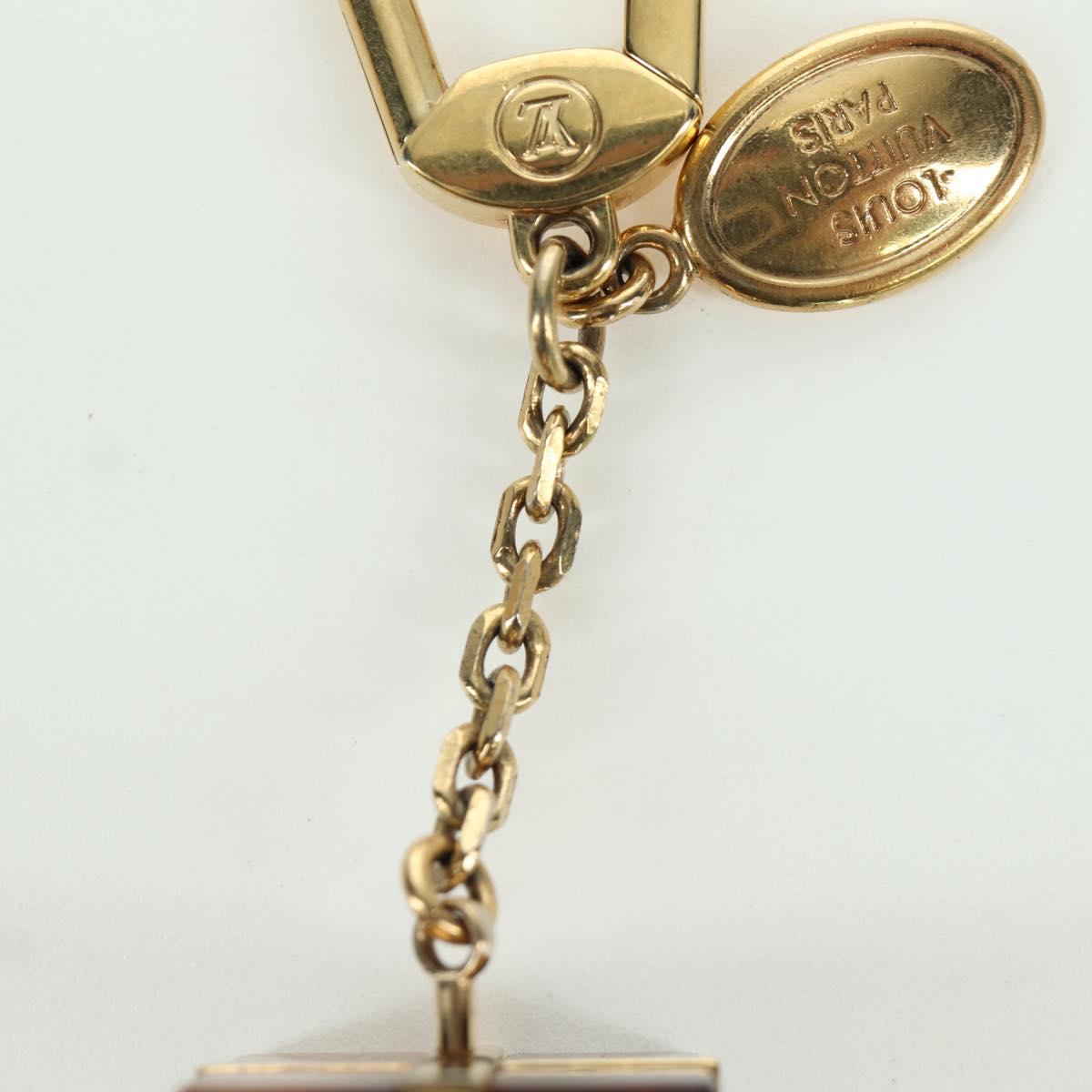 LOUIS VUITTON Bijou Sac Surprise Key Holder metal Brown M66188 LV Auth ARZ171