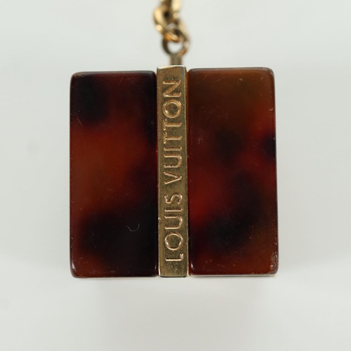 LOUIS VUITTON Bijou Sac Surprise Key Holder metal Brown M66188 LV Auth ARZ171