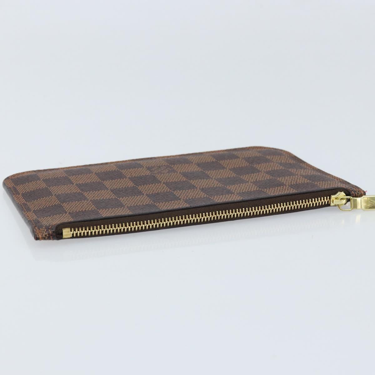 LOUIS VUITTON Damier Ebene Neverfull PM Pouch LV Auth ARZ173