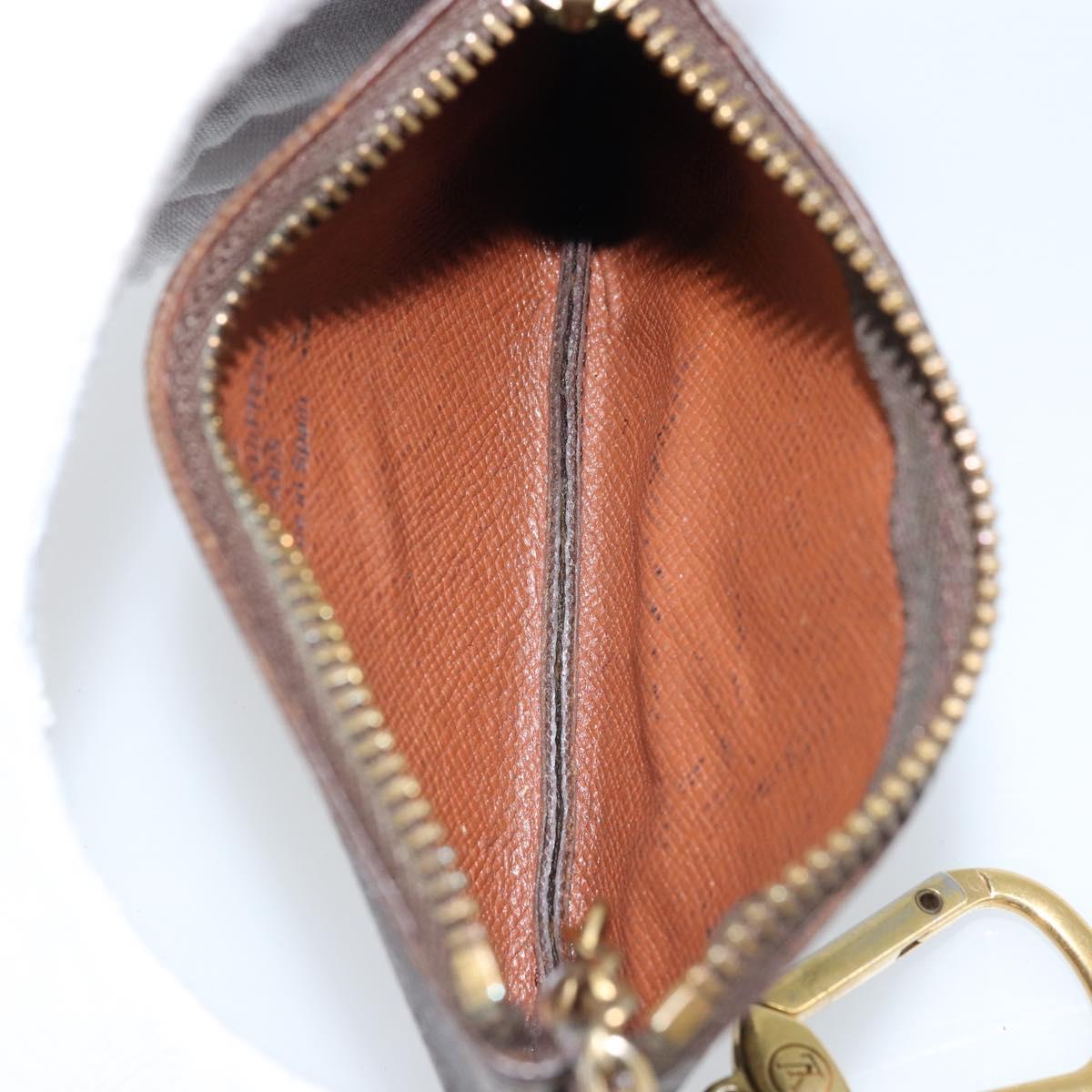 LOUIS VUITTON Monogram Pochette Cles Coin Purse M62650 LV Auth ARZ177