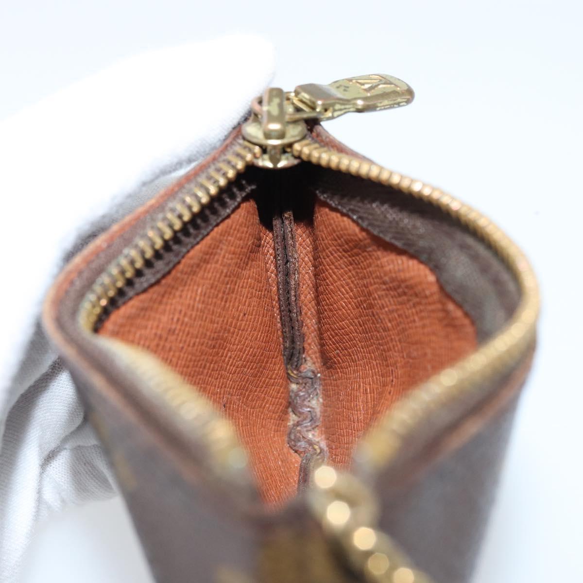LOUIS VUITTON Monogram Pochette Cles Coin Purse M62650 LV Auth ARZ177