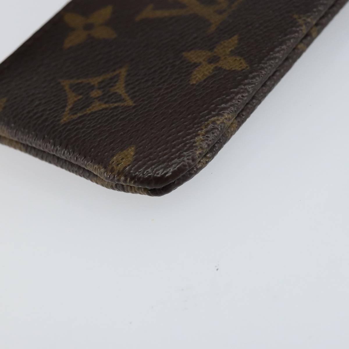 LOUIS VUITTON Monogram Pochette Cles Coin Purse M62650 LV Auth ARZ177
