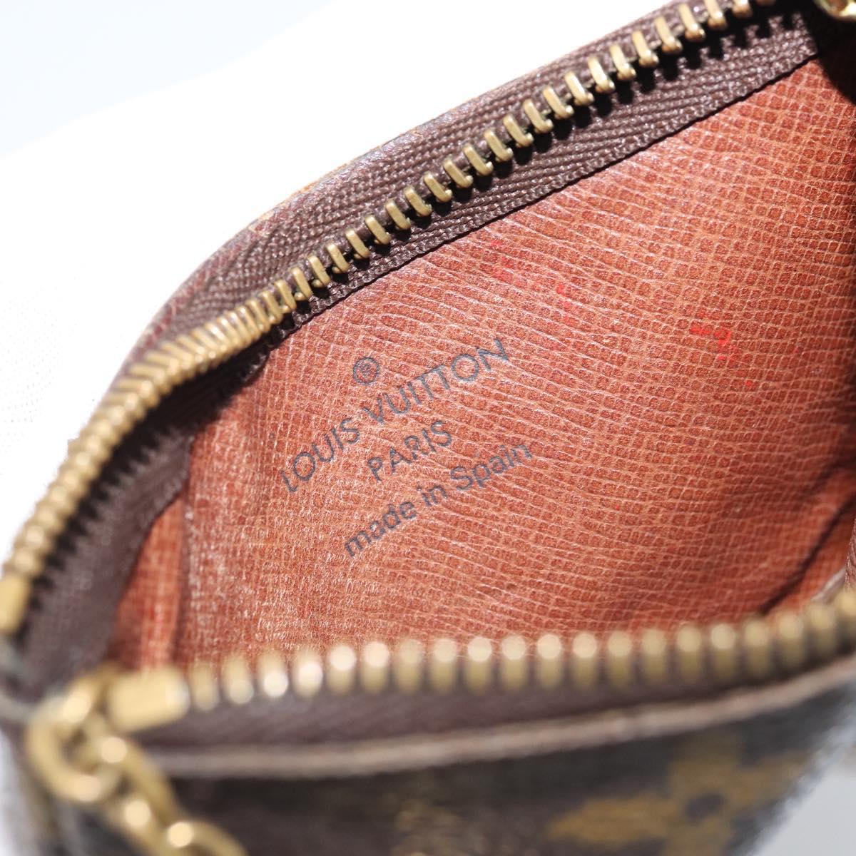 LOUIS VUITTON Monogram Pochette Cles Coin Purse M62650 LV Auth ARZ178