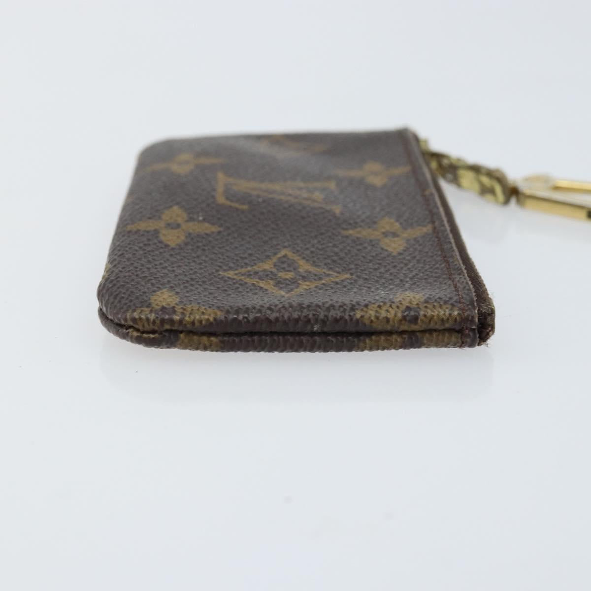 LOUIS VUITTON Monogram Pochette Cles Coin Purse M62650 LV Auth ARZ178