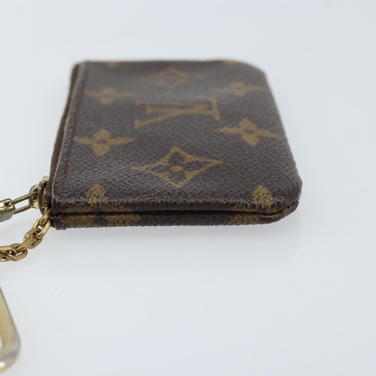 LOUIS VUITTON Monogram Pochette Cles Coin Purse M62650 LV Auth ARZ178
