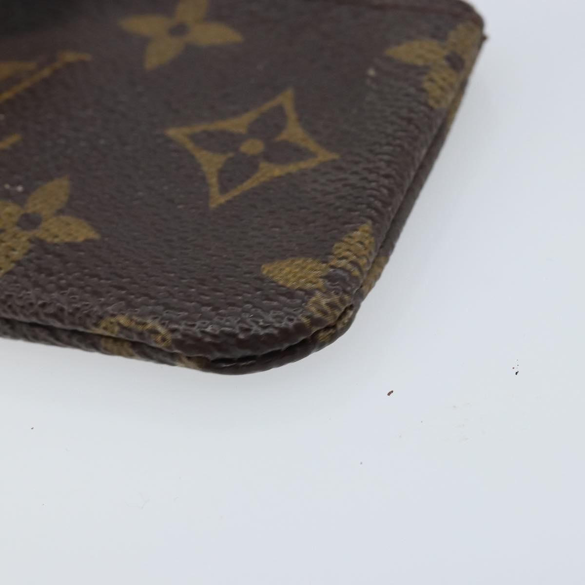 LOUIS VUITTON Monogram Pochette Cles Coin Purse M62650 LV Auth ARZ178