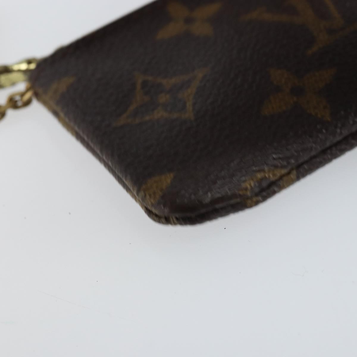 LOUIS VUITTON Monogram Pochette Cles Coin Purse M62650 LV Auth ARZ178