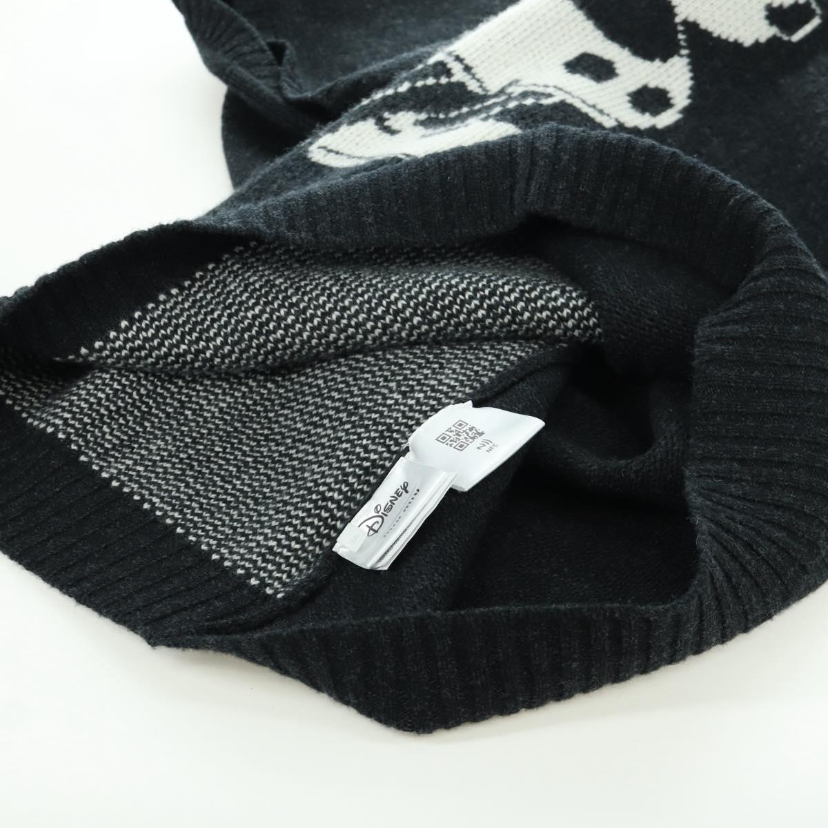 Miu Miu Disney Collaboration Knit Vest Cotton Black Auth ARZ190M