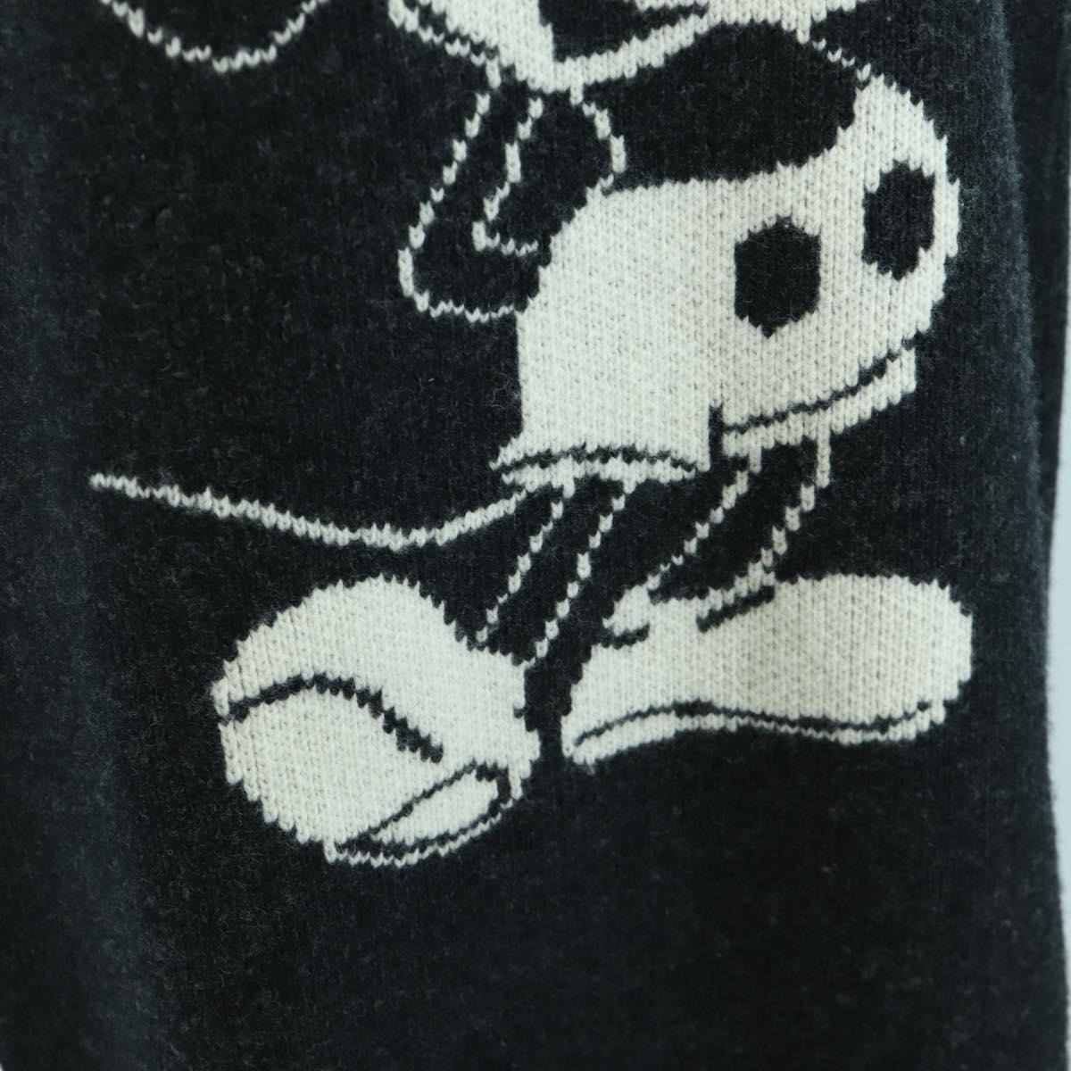 Miu Miu Disney Collaboration Knit Vest Cotton Black Auth ARZ190M