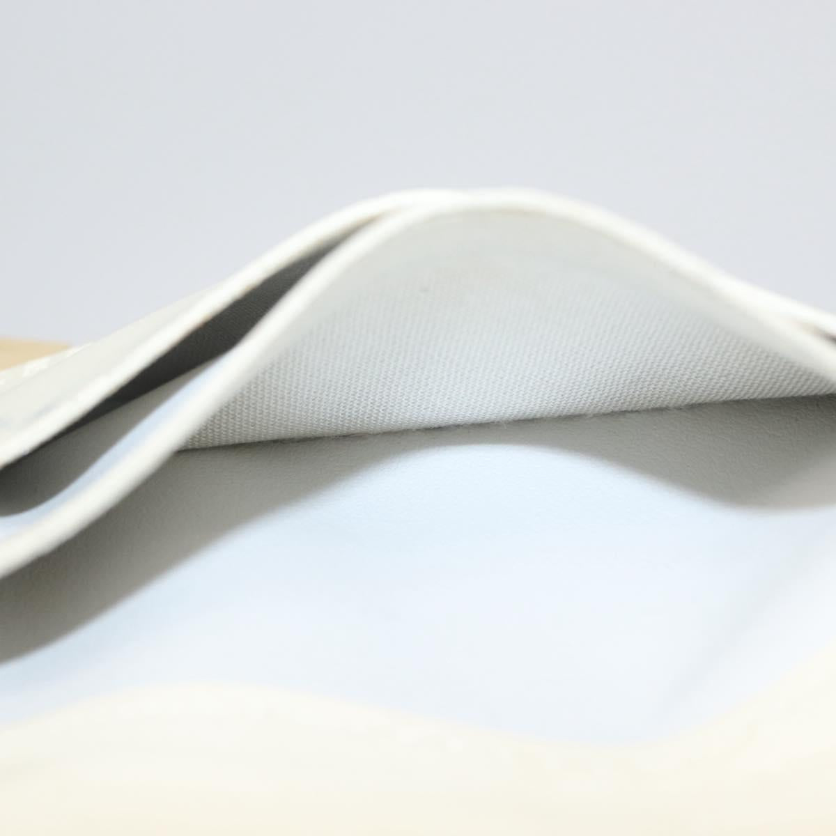 LOUIS VUITTON Suhari Compact Zip Wallet Leather Ivory M91831 LV Auth ARZ191