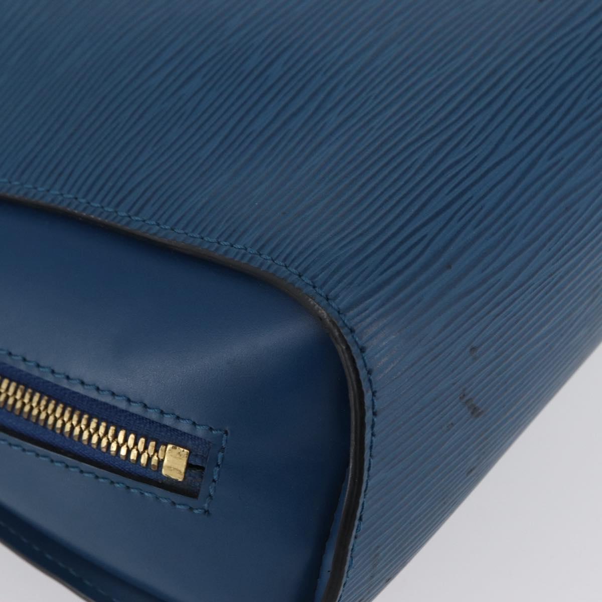 LOUIS VUITTON Epi Mabillon Backpack Blue M52235 LV Auth ARZ199