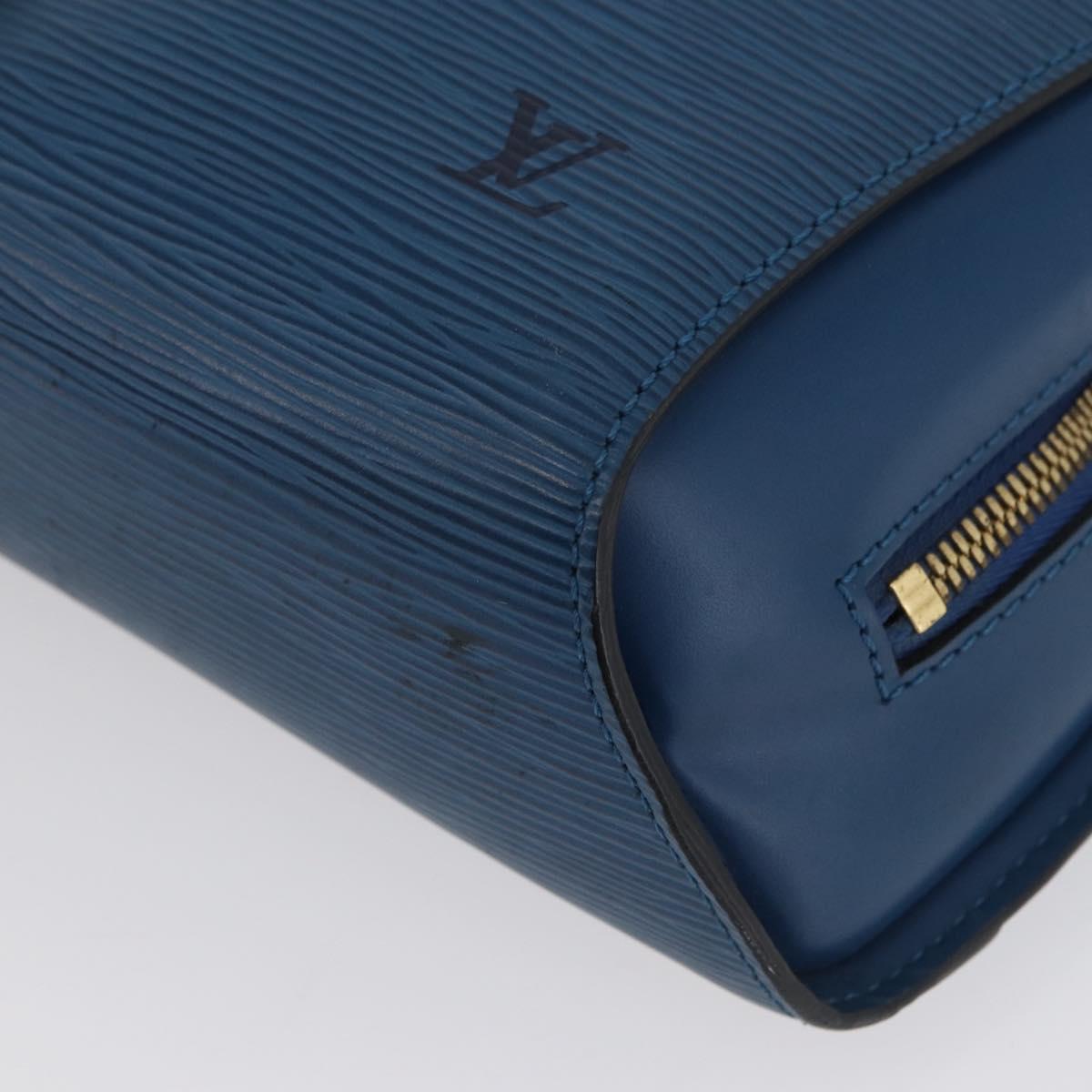 LOUIS VUITTON Epi Mabillon Backpack Blue M52235 LV Auth ARZ199